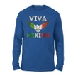 Camiseta Viva Mexico Mexican Independence Day Premium Long Sleeve T-Shirt