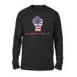 America First 4th July Independence Day Usa Pride Premium Long Sleeve T-Shirt