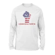 America First 4th July Independence Day Usa Pride Premium Long Sleeve T-Shirt