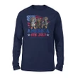 American 4thJuly Independence Day- Dachshund Premium Long Sleeve T-Shirt