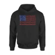 4th Of July Independence Music Note Usa Flag Premium Hoodie