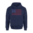 4th Of July Independence Music Note Usa Flag Premium Hoodie
