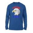 4th Of July Eagle Freedom Glider Independence Liberty Premium Long Sleeve T-Shirt