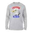 4th Of July Eagle Freedom Glider Independence Liberty Premium Long Sleeve T-Shirt