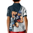 Carlton Blues AFL Mascot All Over Print Kid Polo Shirt