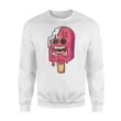 Creepy Ice Cream Popsicle Monster Halloween October 31st Sweatshirt