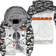 Chicago Bears Sherpa Hoodie - Style Mix Camo