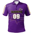 Tucker Baltimore Ravens Polo Shirt All Over Print Football - NFL