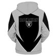 NFL Football Oakland Raiders 3D Hoodie Sweatshirt Custom Jacket Pullover - NFL