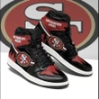 San Francisco 49ers Football Air Jordan 1 - Logo Sneaker San Francisco 49ers - NFL