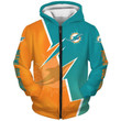 Miami Dolphins Style Special Team Zip Hoodie