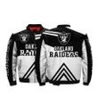 Lower Price NFL Jacket Men Oakland Raiders Bomber Jacket For Sale