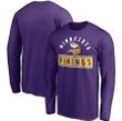 Minnesota Vikings Long Sleeve Logo Purple  Football - NFL