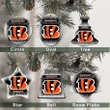 Cincinnati Bengals Christmas Decor - Cincinnati Bengals Logo Ceramic Ornament  Football - NFL