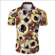 Washington Football Hawaiian Shirt Tropical Short Sleeve - NFL