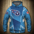 Tennessee Titans Hoodie Warrior Style Football - NFL