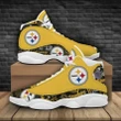 Pittsburgh Steelers Football Air Jordan 13 Sneakers - Pittsburgh Steelers Logo - NFL