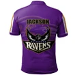 Jackson Baltimore Ravens Logo Polo Shirt All Over Print Football - NFL