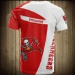Tampa Bay Buccaneers T shirt 3D Short Sleeve Fire The Cannons - NFL