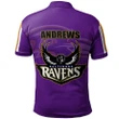 Andrews Baltimore Ravens Logo Polo Shirt All Over Print Football - NFL