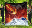 New England Patriots Quilt - Break Out To Rise Up - NFL