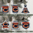 Chicago Bears Christmas Decor - Chicago Bears Logo Ceramic Ornament  Football - NFL