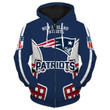 New England Patriots Hoodies Hoodies Sweatshirt Pullover - NFL