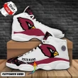 Arizona Cardinals Football  Air Jordan 13 Sneakers Personalize Paint  Air Jordan 13 Sneakers- NFL