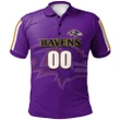 Baltimore Ravens Logo Polo Shirt All Over Print Personalized Football - NFL