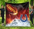 Indianapolis Colts Quilt - Break Out To Rise Up - NFL
