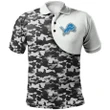 Detroit Lions Polo Shirt - Style Mix Camo
