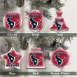 Houston Texans Christmas Decor - Houston Texans Logo Ceramic Ornament  Football - NFL