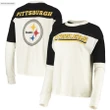 Pittsburgh Steelers Long Sleeve Logo White  Football - NFL
