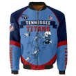 Tennessee Titans Bomber Jacket Graphic Player Running