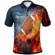 Buffalo Bills Football Polo Shirts - The Fire Ball - NFL