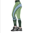 Green Bay Packers 3D Print YOGA Gym Sports Leggings High Waist Fitness Pant Workout Trousers - NFL