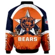Chicago Bears Men's Rugby Sports Bomber Jacket - NFL