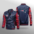New England Patriots Leather Jacket - NFL