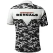 Cincinnati Bengals Polo Shirt - Style Mix Camo - NFL