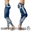 Detroit Tigers Leggings - Colorful Summer With Wave - NCAA