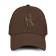 Wyoming Cowboys Football Classic Cap - Logo Team Embroidery Hat - NCCA