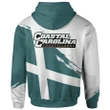 Coastal Carolina Chanticleers Football - Logo Team Curve Color Hoodie - NCAA