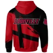 Louisville CardinalsFootball - Logo Team Curve Color Hoodie - NCAA