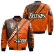 Bowling Green Falcons Logo Bomber Jacket Cross Style - NCAA