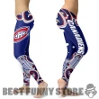 Montreal Canadiens Leggings - Colorful Summer With Wave - NCAA