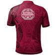 Alabama Crimson Tide Football Polo Shirt -  Polynesian Tatto Circle Crest - NCAA