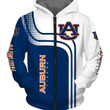 Auburn Tigers Football Hoodie - Curve Style - NCAA