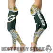 Green Bay Packers Leggings - Colorful Summer With Wave - NCAA