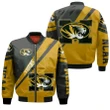 Missouri Tigers Logo Bomber Jacket Cross Style - NCAA