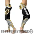 Boston Bruins Leggings - Colorful Summer With Wave - NCAA